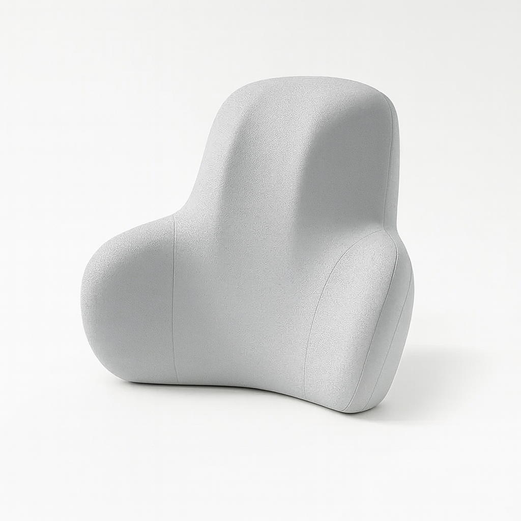 SpineEase™ – Coussin Lombaire Ergonomique pour Dos avec Housse Lavable