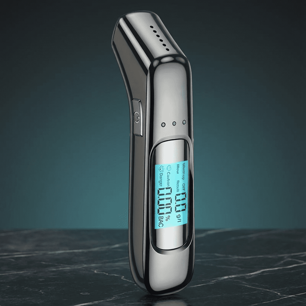 Alcotex™ – Éthylotest Électronique Portable à Lecture Rapide et Écran LCD