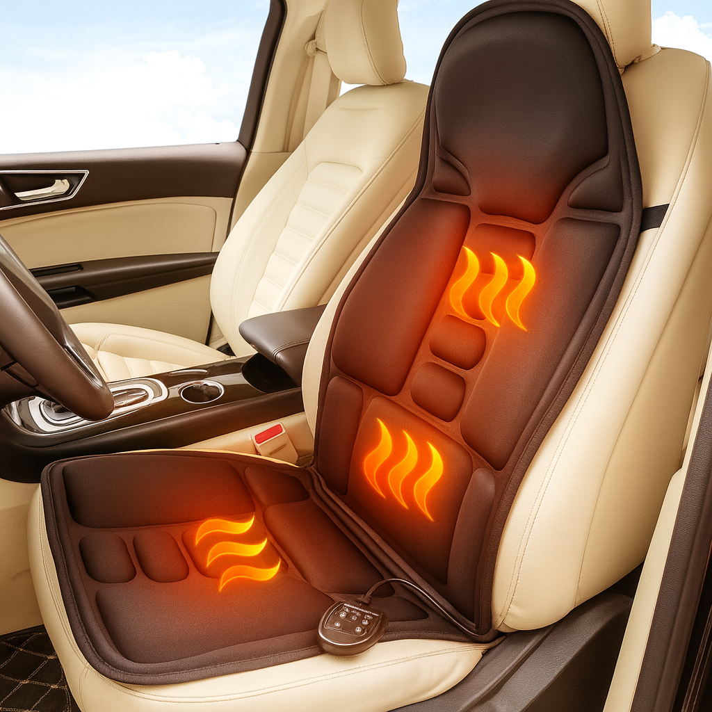 Coussin de Massage Shiatsu Chauffant avec 8 Modes