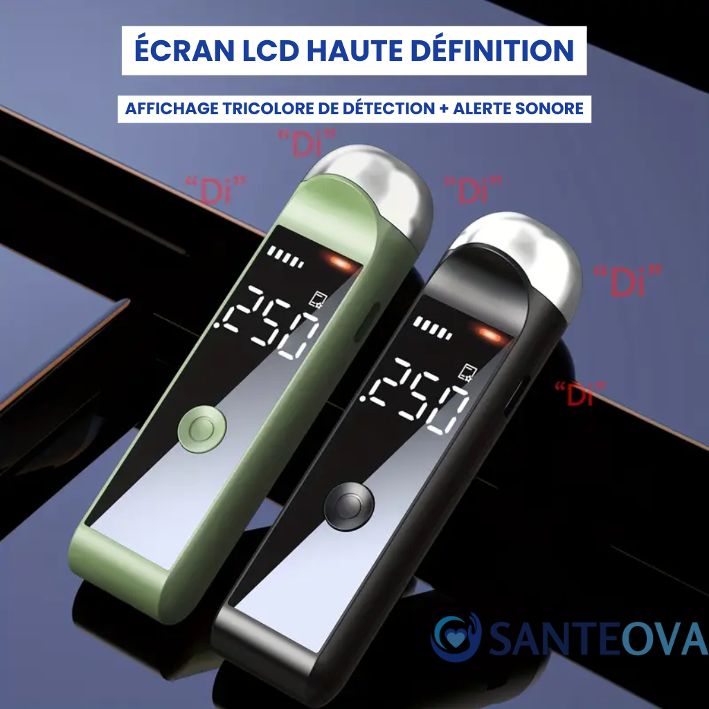 Alcuro™ – Ethylotest Électronique avec Affichage LED