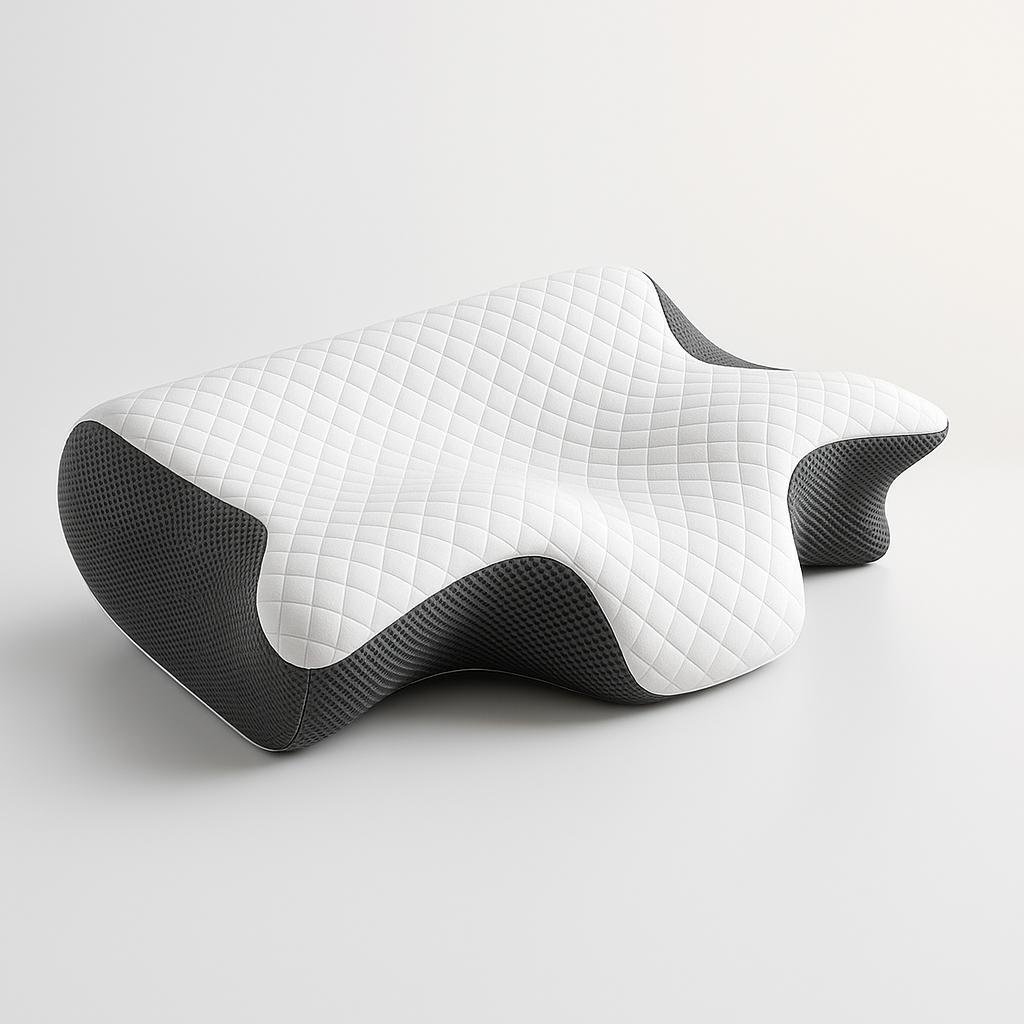 Alignova™ – Oreiller Cervical Ergonomique à Mémoire de Forme 2 en 1