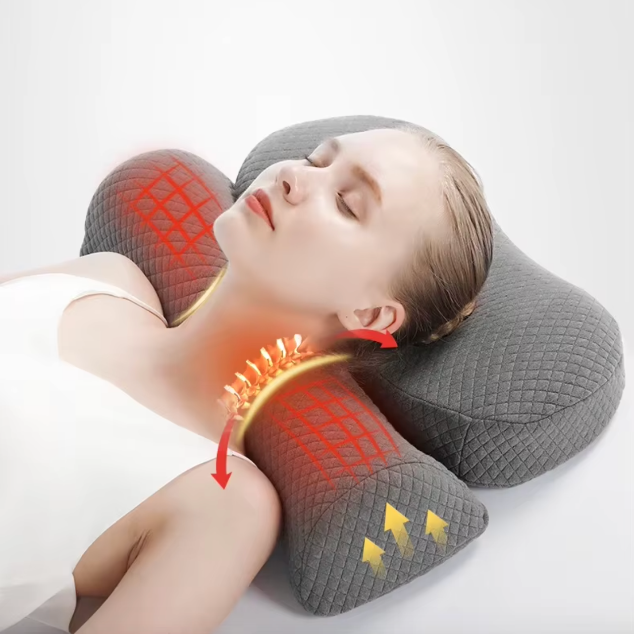 CerviConfort™ – Oreiller cervical orthopédique en mousse à mémoire de forme