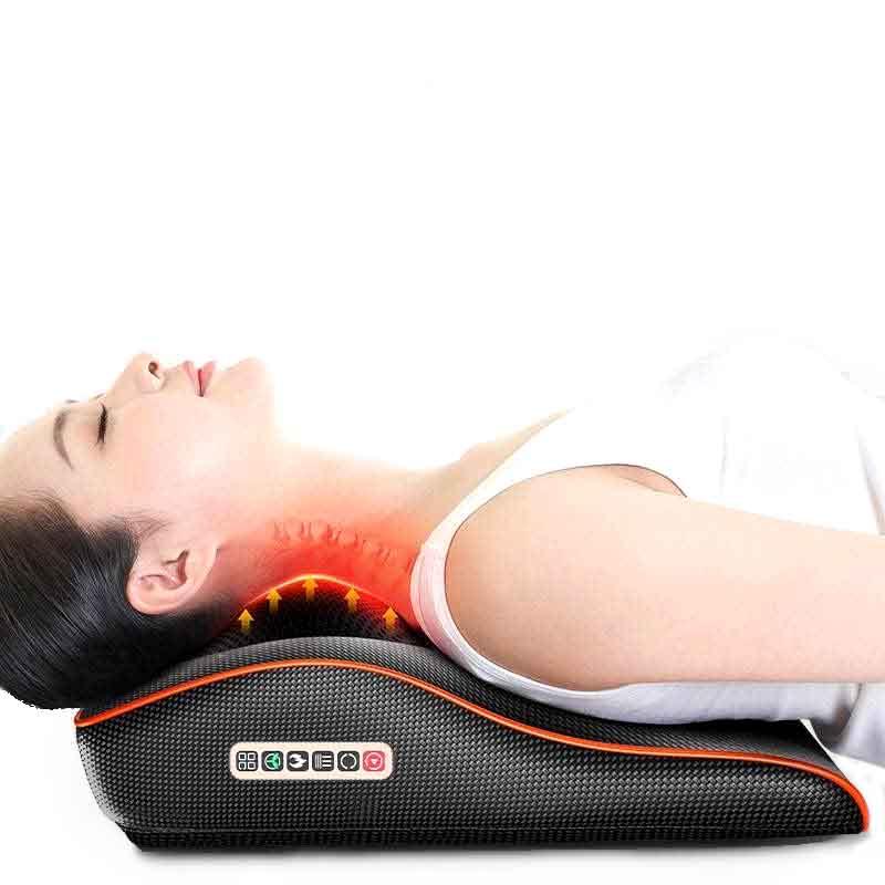 ThermaFlex™ – Coussin Massant Dos et Nuque avec Fonction Chauffante