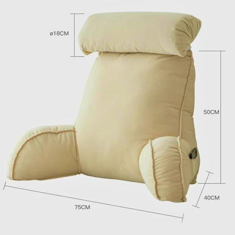 LuxLire™ – Coussin de Lecture Ergonomique pour Lit avec Mousse Mémoire