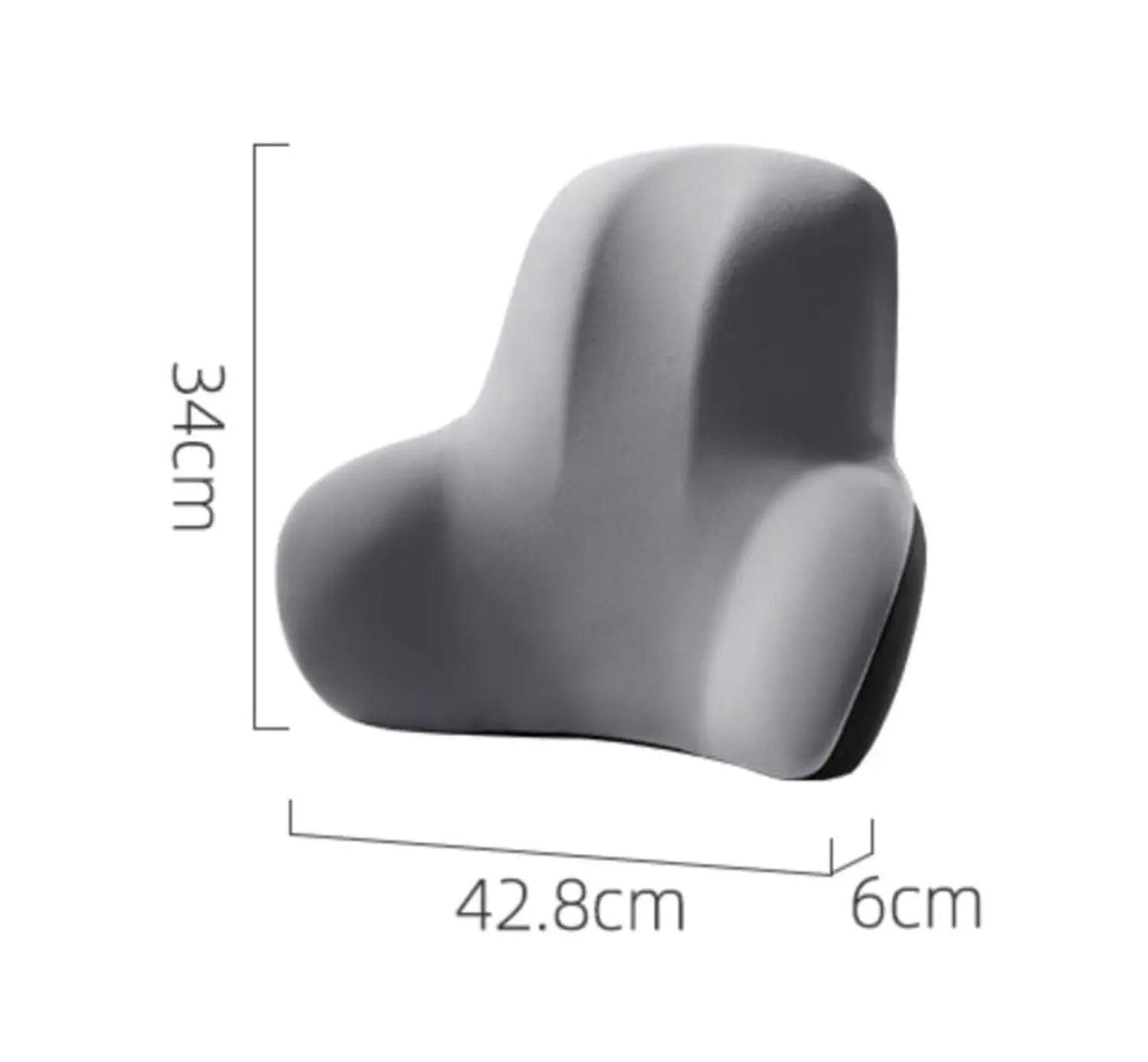 SpineEase™ – Coussin Lombaire Ergonomique pour Dos avec Housse Lavable