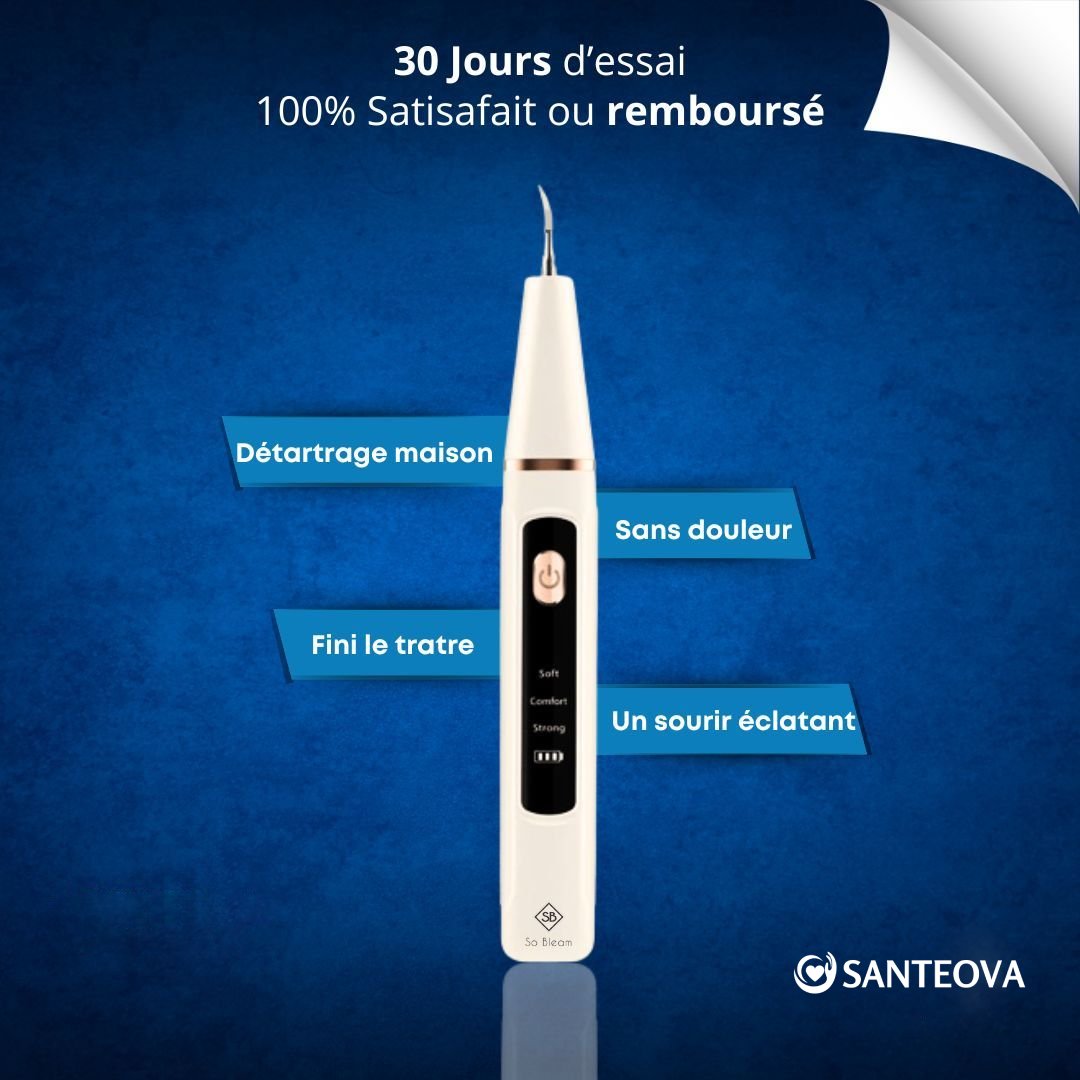 Dentapulse™ – Détartreur Dentaire Ultrason pour Plaque & Tartre à Domicile