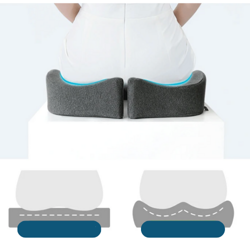 ErgoConfort™ Coussin d'Assise à Soulagement de Pression