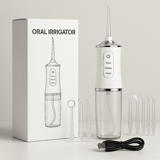 FlossiJet™ – Jet Dentaire Sans Fil Rechargeable pour Hygiène Buccale Complète