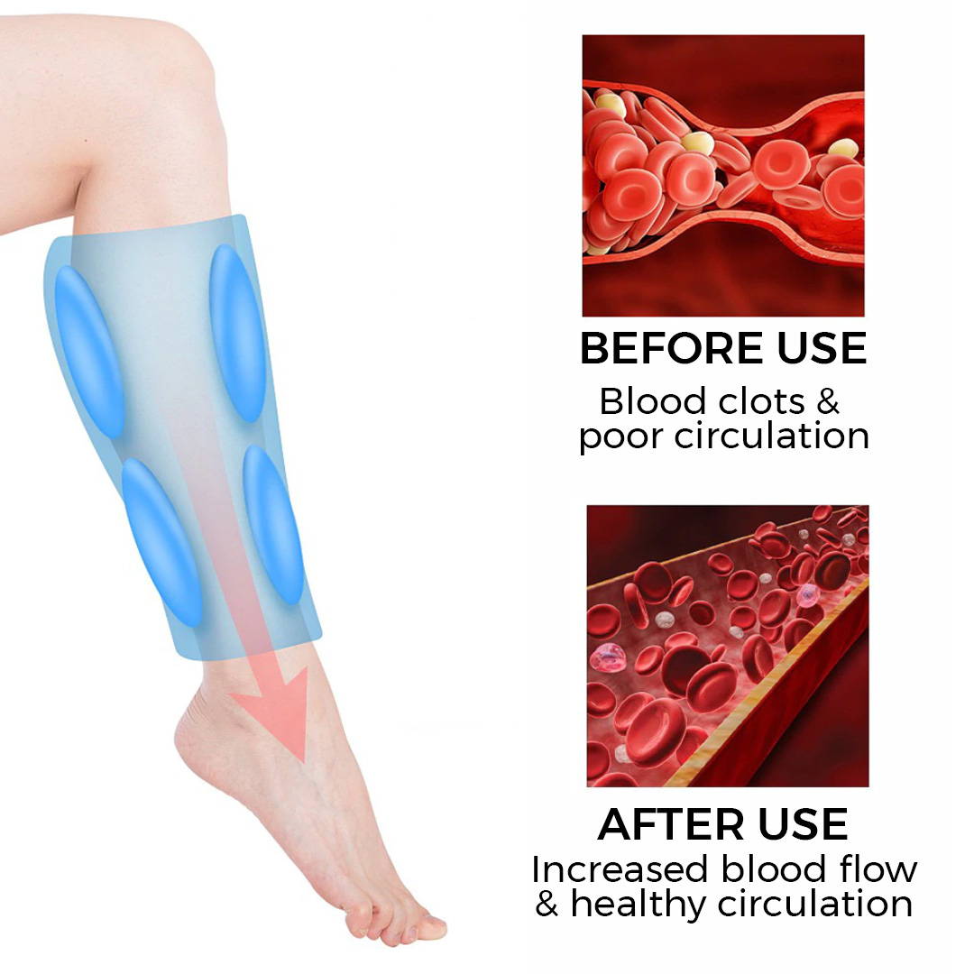 LegRelax™ – Appareil de Massage des Jambes à Compression d'Air Sans Fil