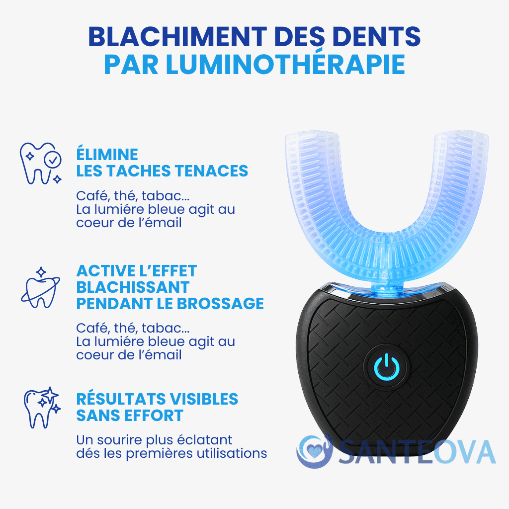 Oravibe™ – Brosse à Dents Électrique Automatique 360°