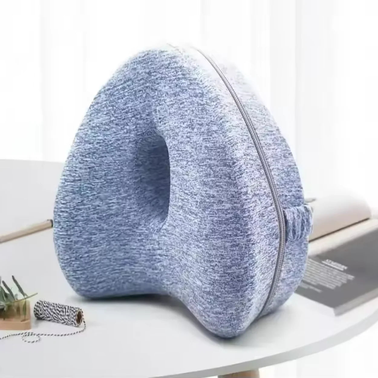 Oreiller Lombaire Ergonomique de Jambe à Mémoire de Forme