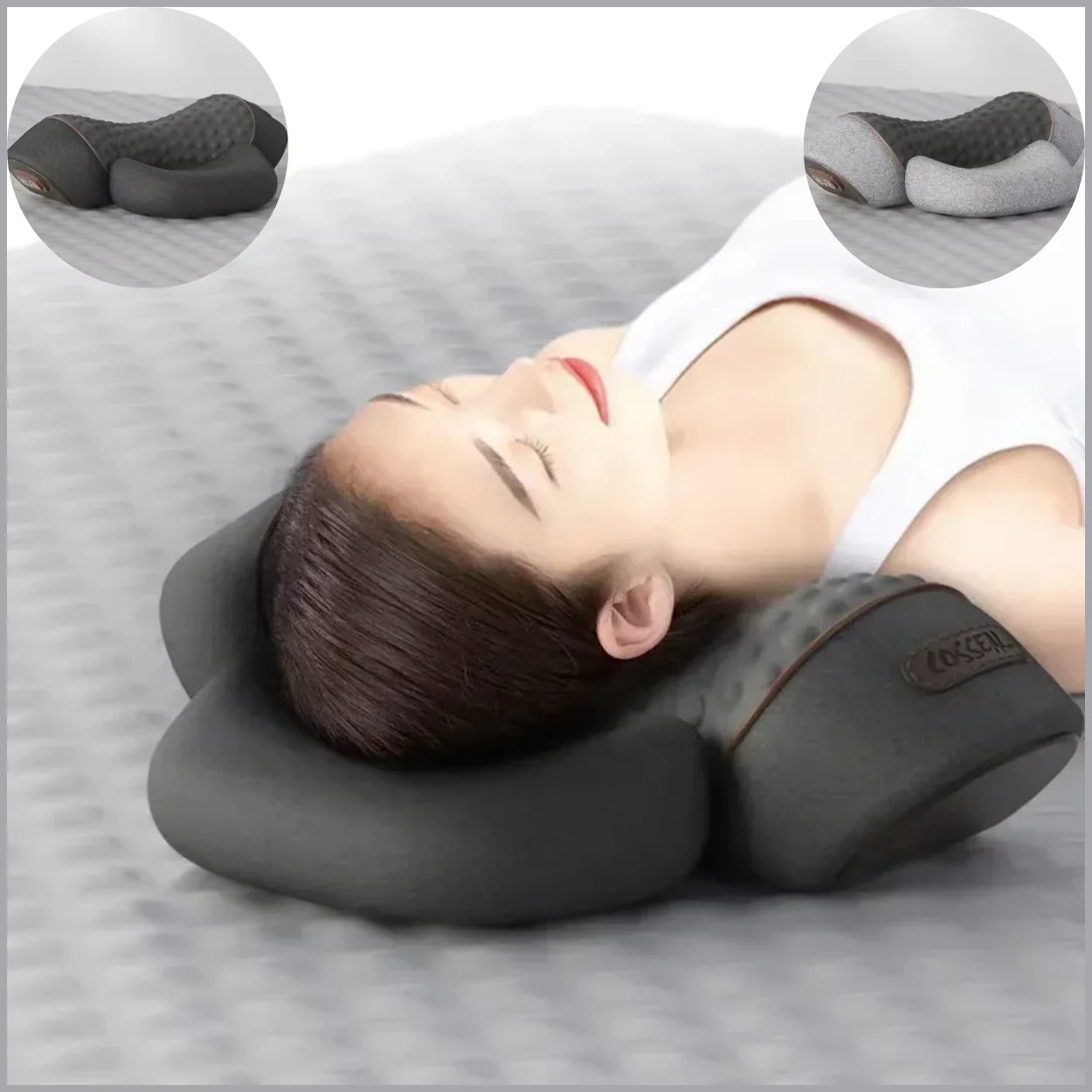 Oreiller Cervical Chauffant et Massant