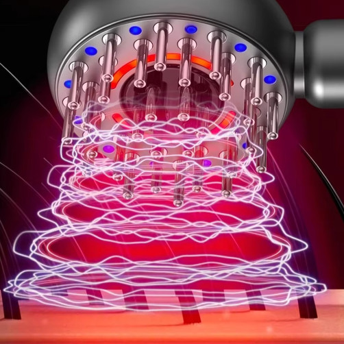 ScalpEase™ – Brosse Massage Cuir Chevelu Antistress & Stimulation Capillaire