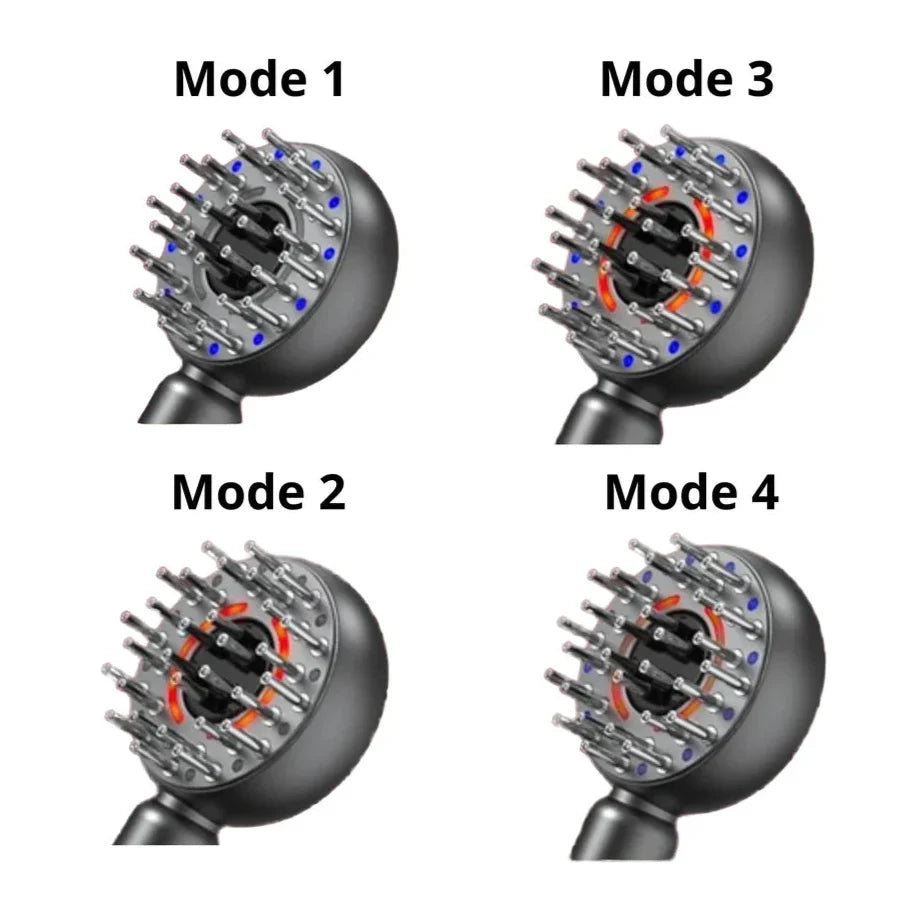 ScalpEase™ – Brosse Massage Cuir Chevelu Antistress & Stimulation Capillaire