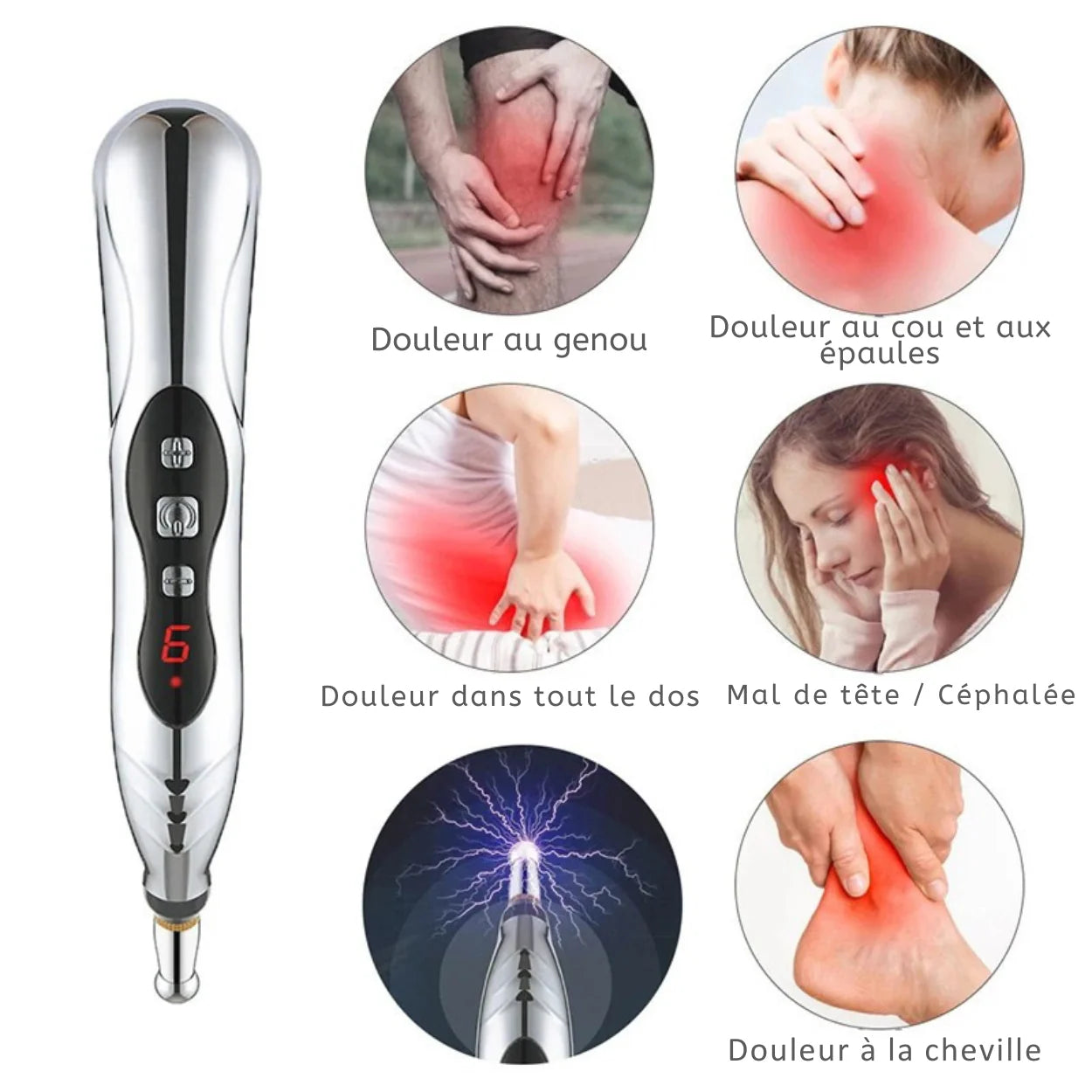 Stylo d’Acupuncture Énergétique à Impulsions