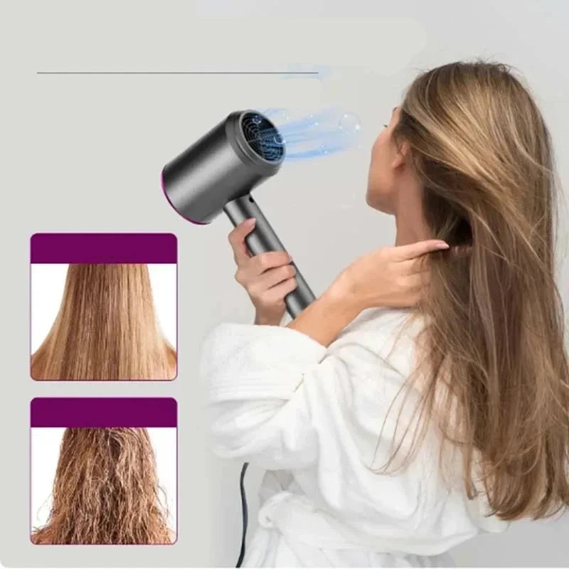 TurboDry™ – Seche Cheveux Professionnelle Silencieuse & Rapide