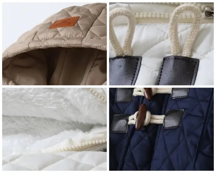 Combi-pilote bébé en velours doux et chaud