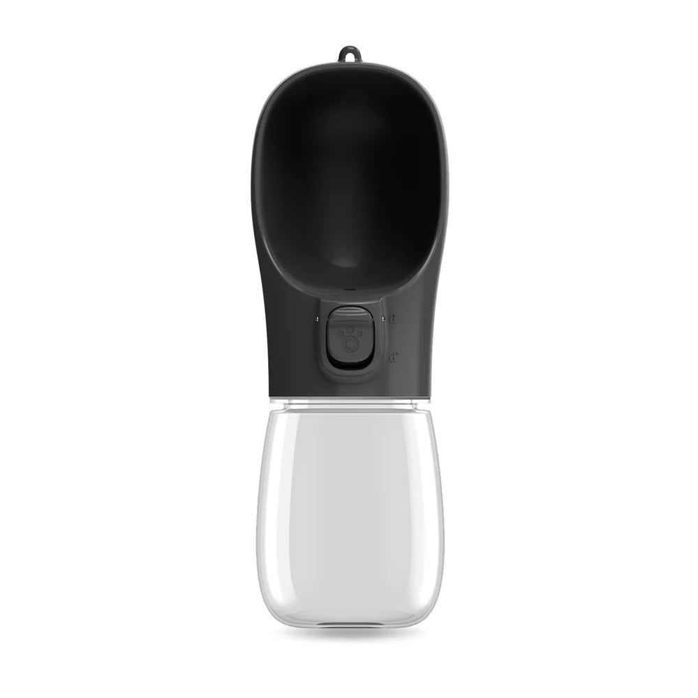 Bouteille d'eau portable pour chien avec distributeur intégré