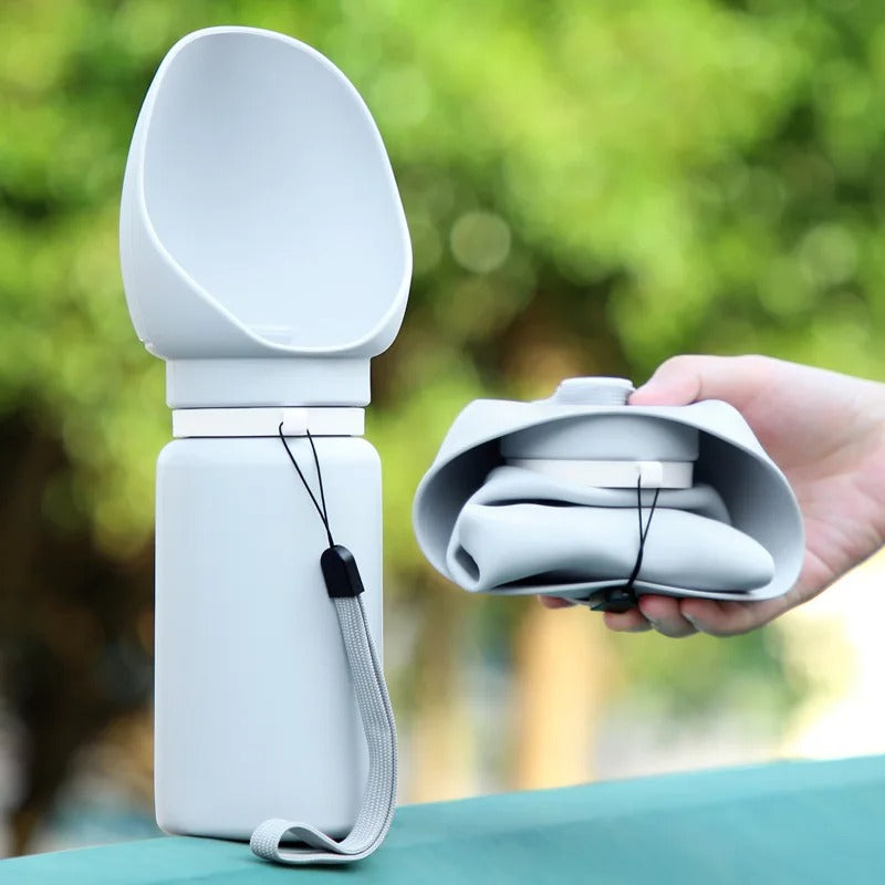 Bouteille d'eau pliable légère en silicone 500 ml
