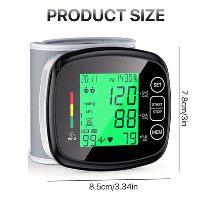 Vitapulse™ – Tensiomètre Poignet Automatique avec Écran Lcd Grand Format