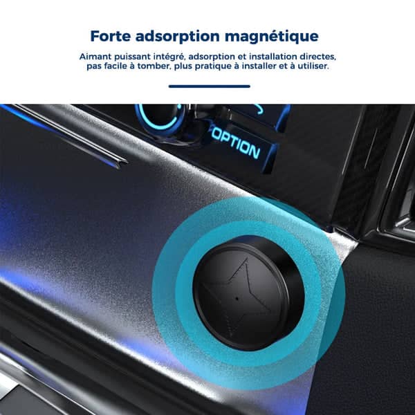 Mini traqueur GPS portable avec micro intégré et suivi en temps réel