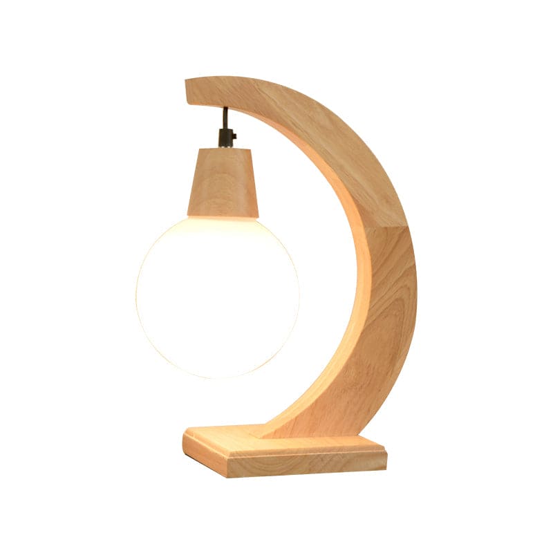 Lampe de table arquée en style scandinave design moderne