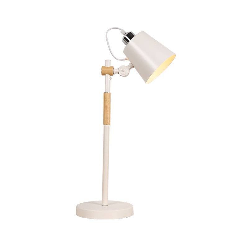 Lampe de table industrielle en métal style seau