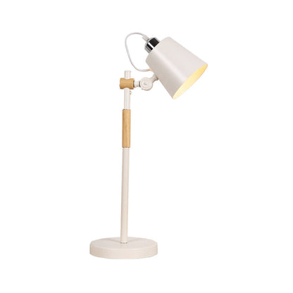 Lampe de table industrielle en métal style seau