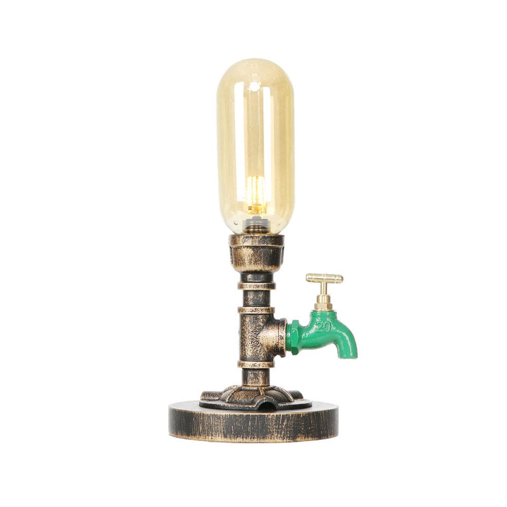 Lampe de table moderne à design industriel en métal
