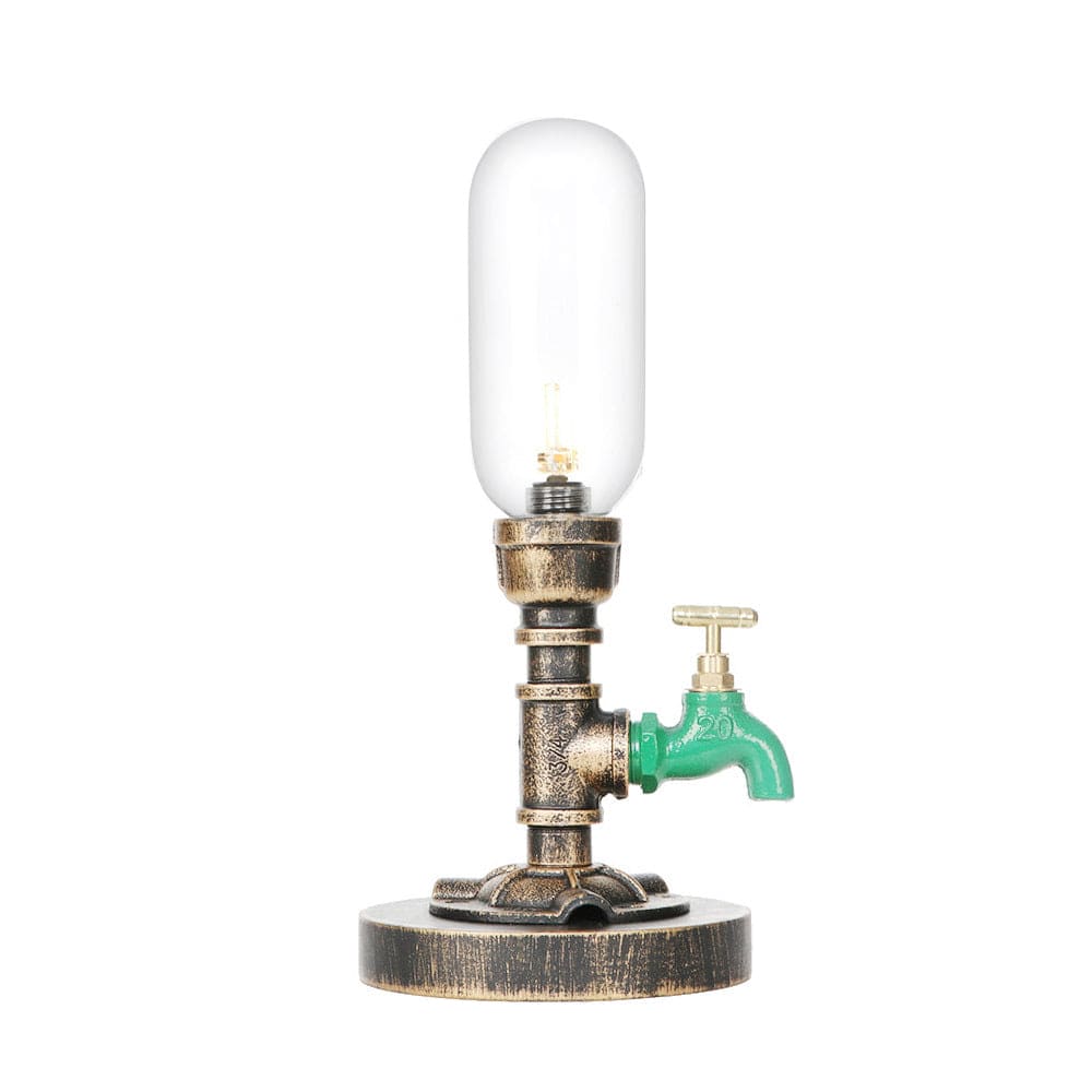 Lampe de table moderne à design industriel en métal