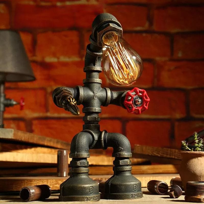 Lampe de Bureau Robot Futuriste