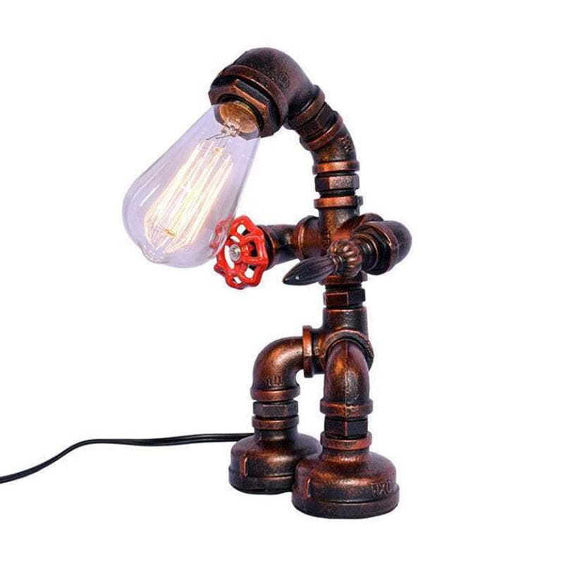 Lampe de table design robot moderne LED