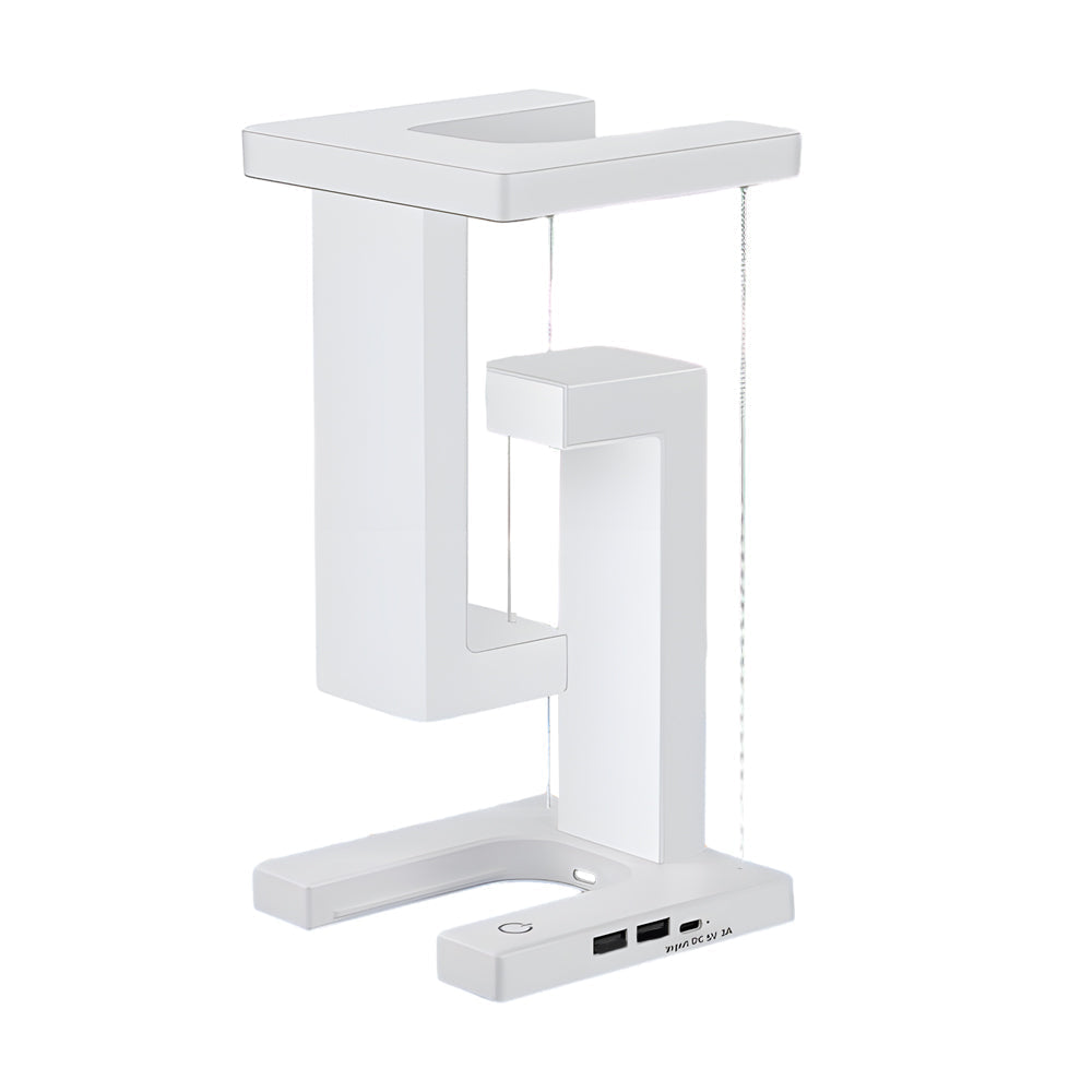 Lampe de table anti-gravité à chargement sans fil LED