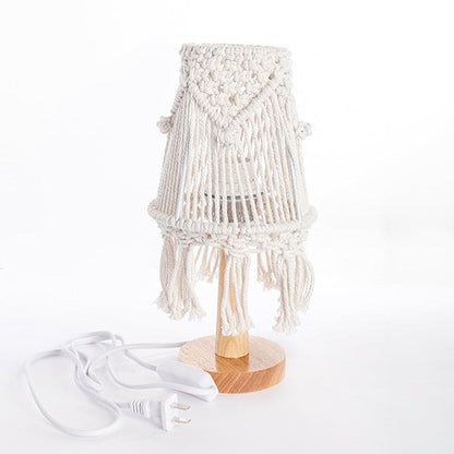 Lampe Décorative en Forme de Cone avec Base Céramique Élégante