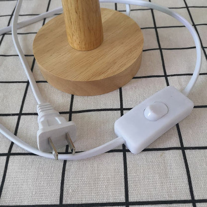Lampe de nuit décorative en corde tressée