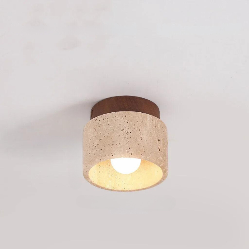 Lustre Élégant en Pierre pour Entrée et Hall