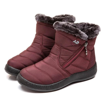 Bottes imperméables antidérapantes à doublure fourrure
