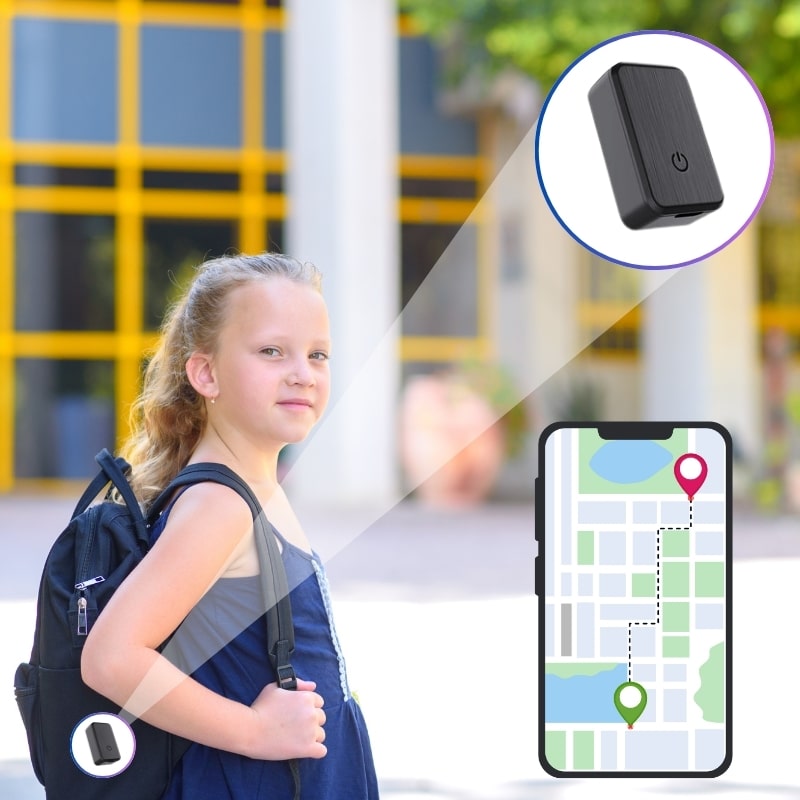 Traceur GPS portable à localisation en temps réel pour enfant