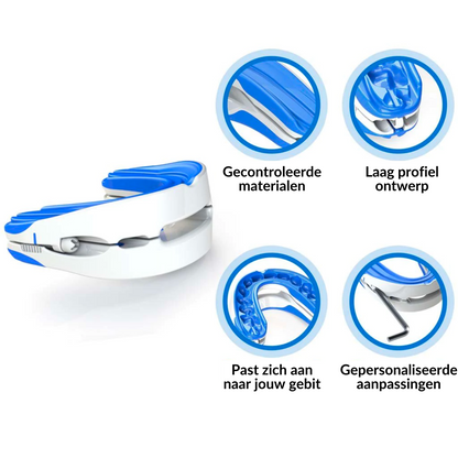 Attelle anti-ronflement ajustable en silicone