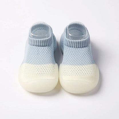 Chaussures antidérapantes légères bicolores pour bébé