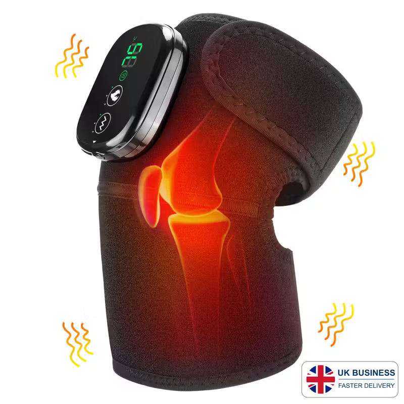 ThermaFlex™ – Genouillère chauffante à vibration pour genou, coude et épaule