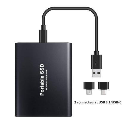 Disque dur externe SSD ultra-rapide compact 1 To