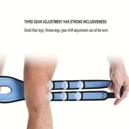 Kneoflex™ – Genouillère Sport Respirante à Double Sangles et Stabilisation Rotulienne