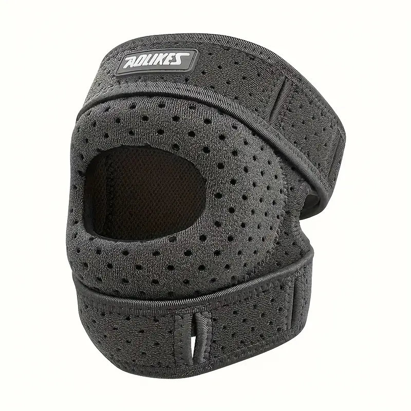 Kneoflex™ – Genouillère Sport Respirante à Double Sangles et Stabilisation Rotulienne
