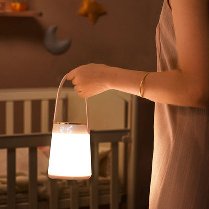 Veilleuse LED rechargeable à affichage heure et température