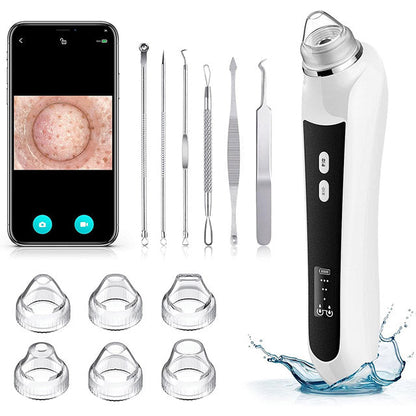 Aspirateur de pores professionnel avec caméra intégrée