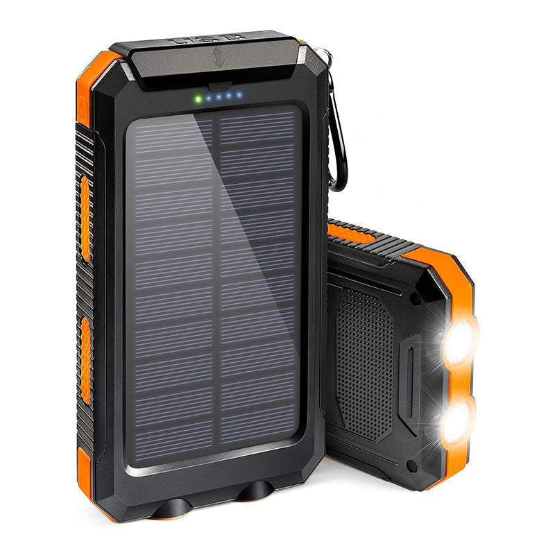 Batterie externe portable avec chargeur solaire USB
