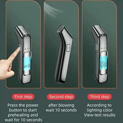 Alcotex™ – Éthylotest Électronique Portable à Lecture Rapide et Écran LCD