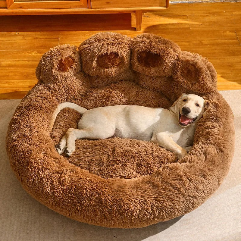 Lit confortable en forme d'ours pour enfant