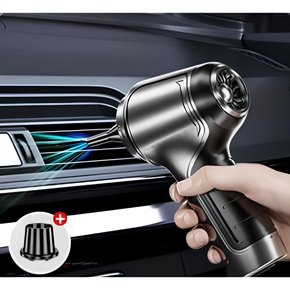 Aspirateur de voiture sans fil rechargeable compact